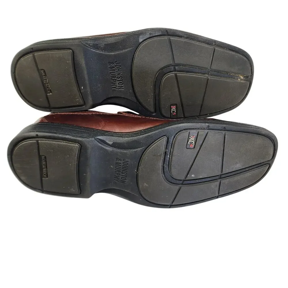 Johnston & Murphy Mens Stanton XC4 Slip On Sheepskin Loafers Size 8.5 Waterproof